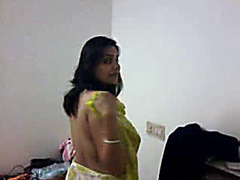Down In The Mouth Grey Indian Aunty